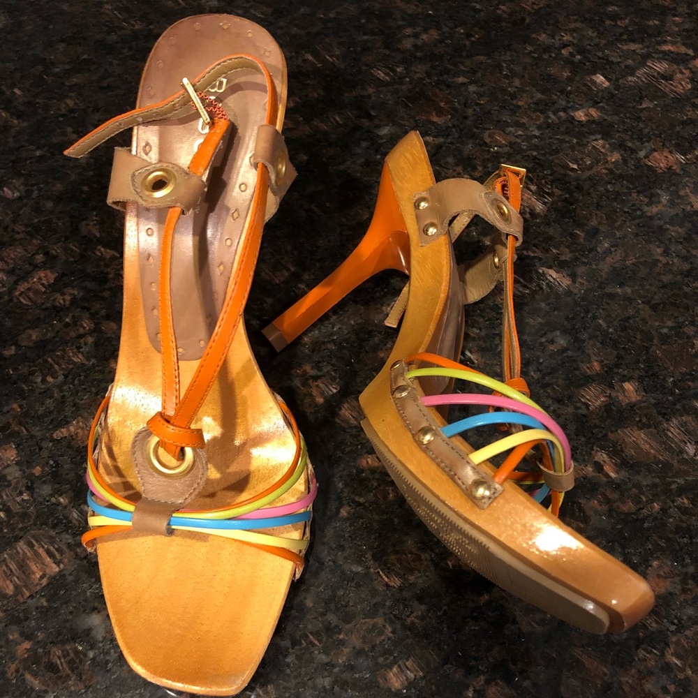 BCBG Multi-colored Heels